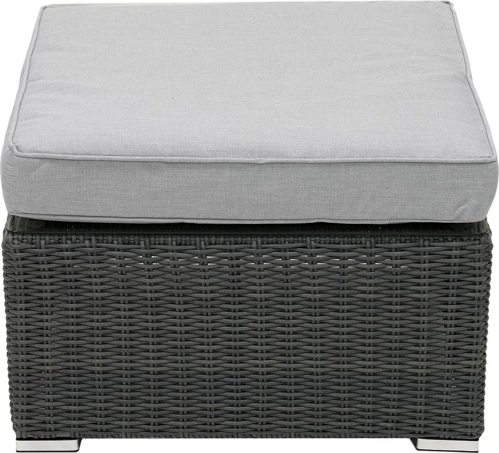 DEOKORK Ratanová variabilná zostava SEVILLA pre 5 osob (antracit)