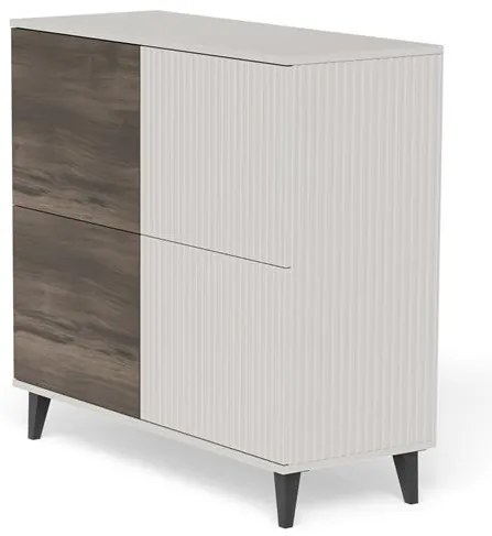 Komoda Náhodná 100 cm kašmír/orech