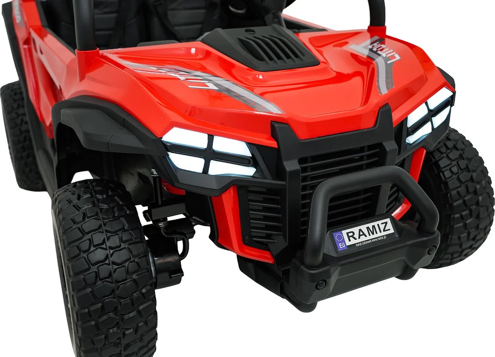 Ramiz Elektrická bugina Gravity pre deti červená + pohon 4x4 + diaľkové ovládanie