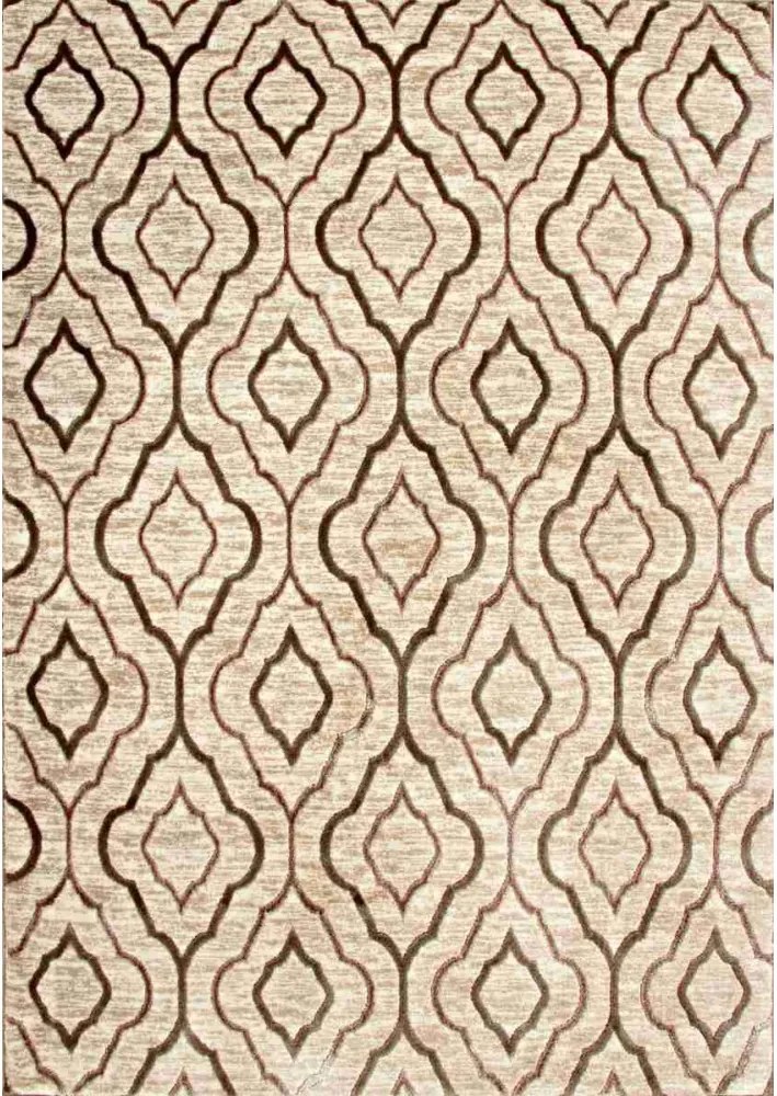 Kusový koberec Kaila krémový, Velikosti 133x190cm