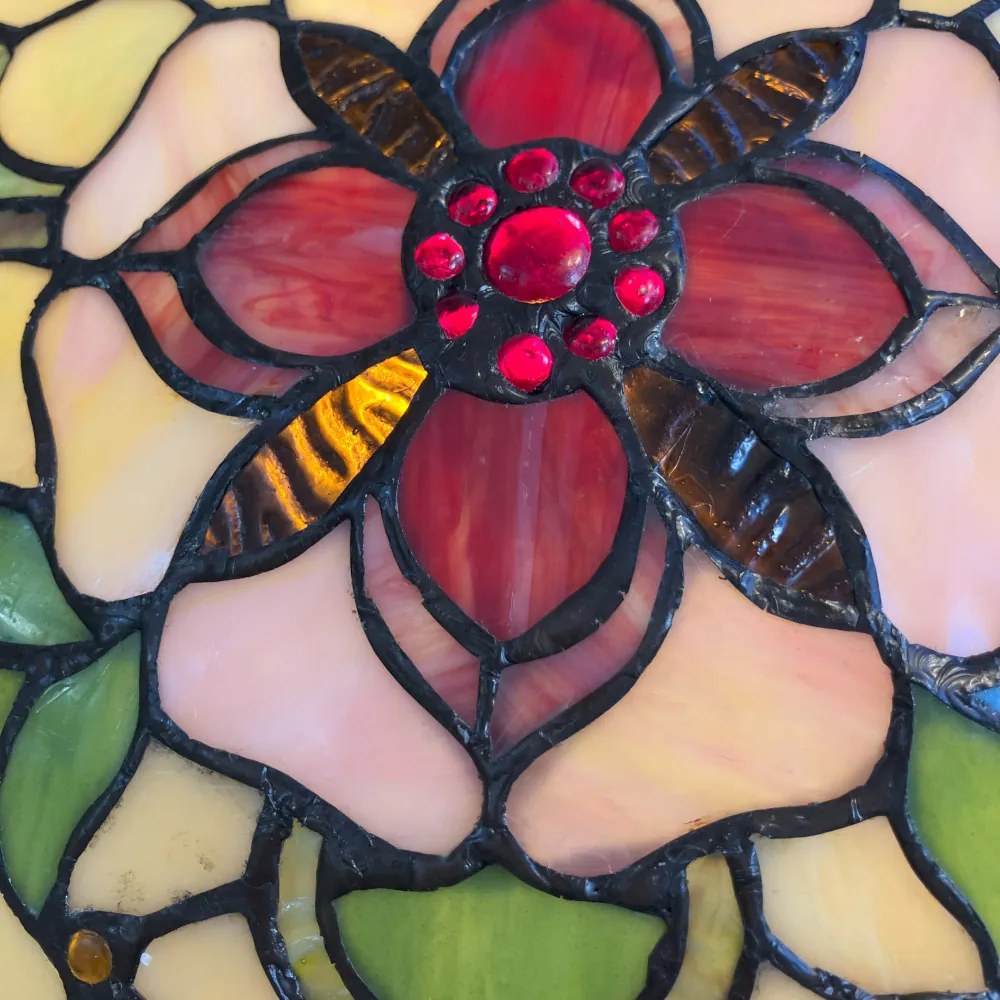 Vitráž Tiffany tienidlo CAPH Ø30*18