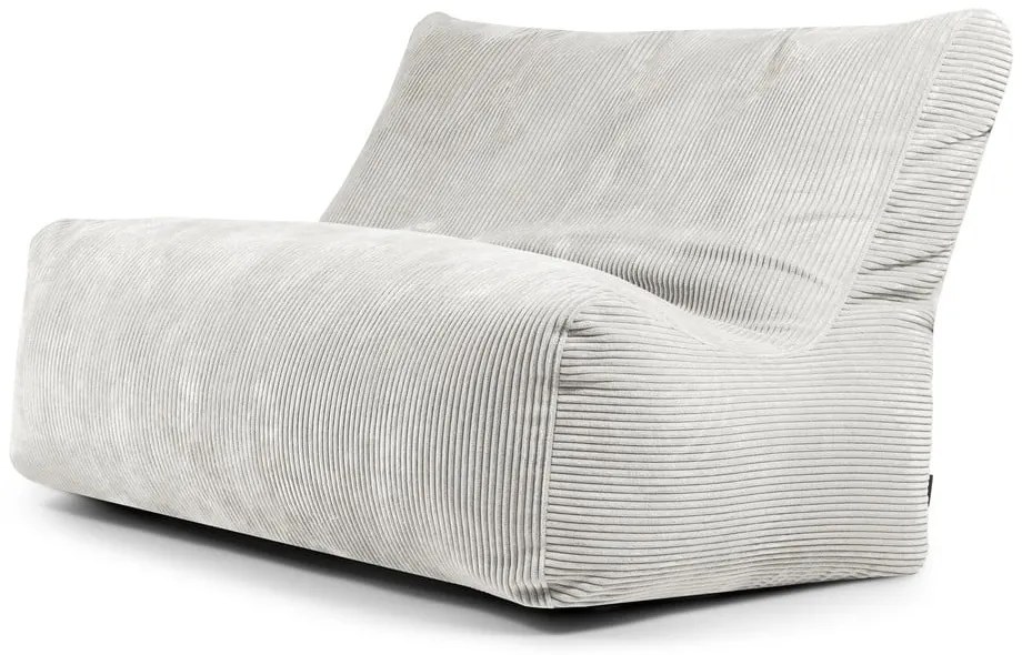 Krémový menčestrový sedací vak Sofa Seat Lounge – SLOWDOWN