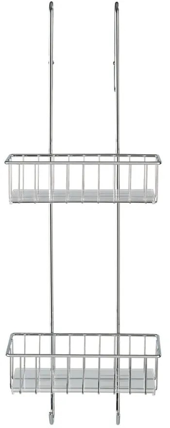 Závesná kúpeľňová dvojposchodová polička Wenko Caddy Alto