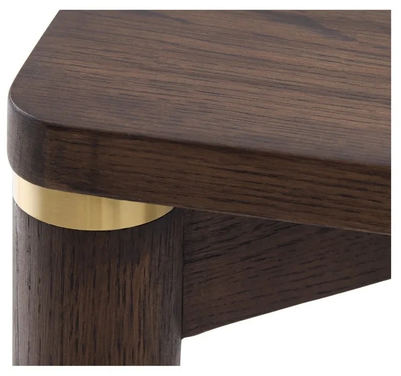 Hnedý rozkladací jedálenský stôl 95x180 cm Arun – Unique Furniture