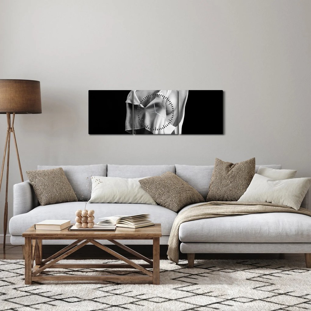 Obraz - Dámsky akt (s hodinami) (90x30 cm)