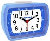 Modrý detský budík Clockodile WAKE UP! Bell CAT2010