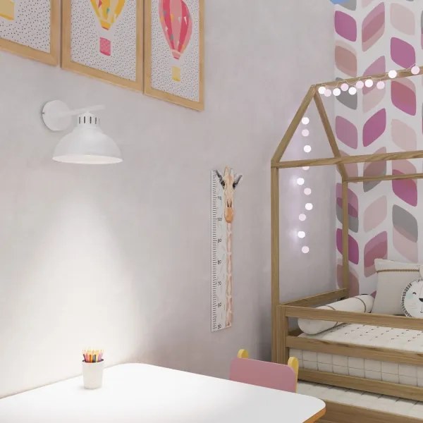 Nástenná lampa SVEN 1xE27/15W/230V biela