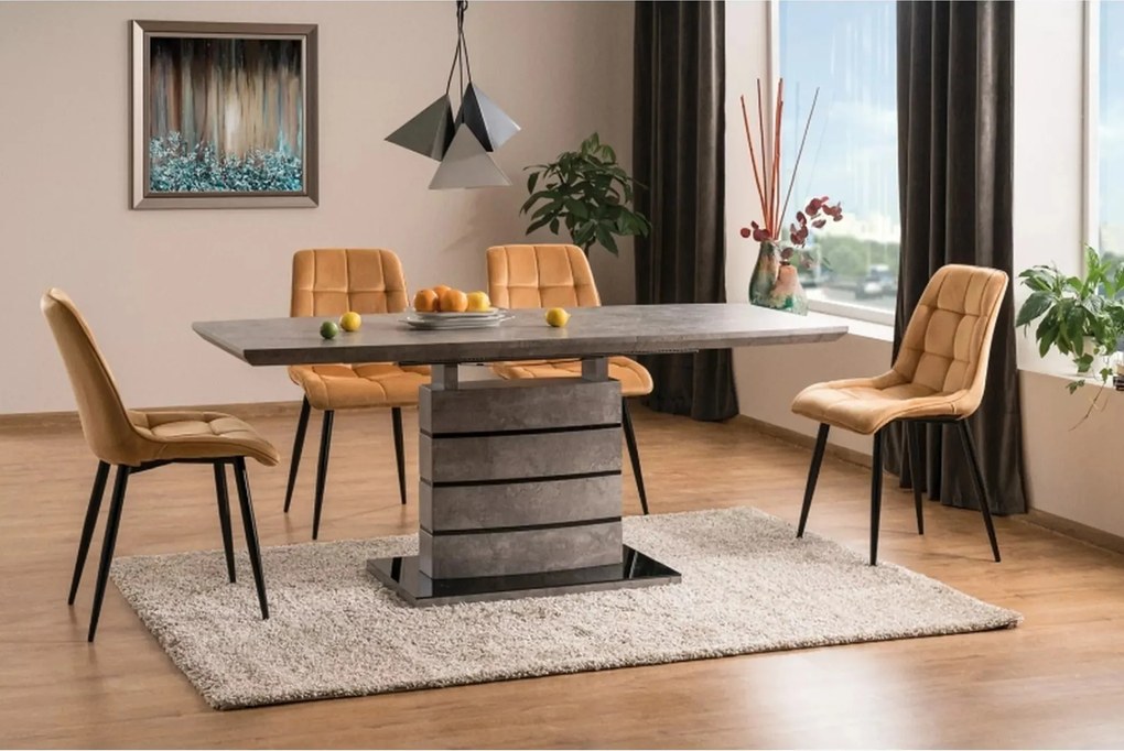 Čalúnená jedálenská stolička Chic Velvet - výber z 8 prevedení