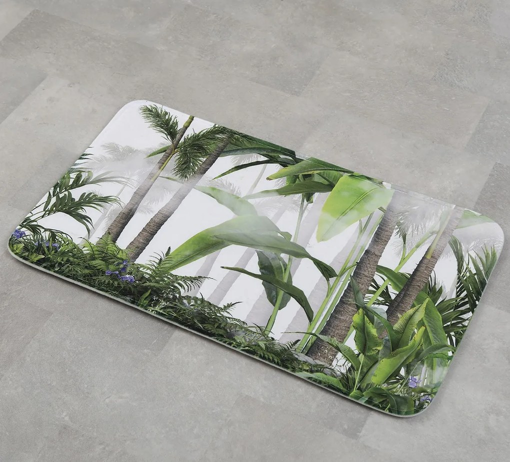TENDANCE Predložka do kúpeľne Oasis, 45x75 cm, viacfarebná