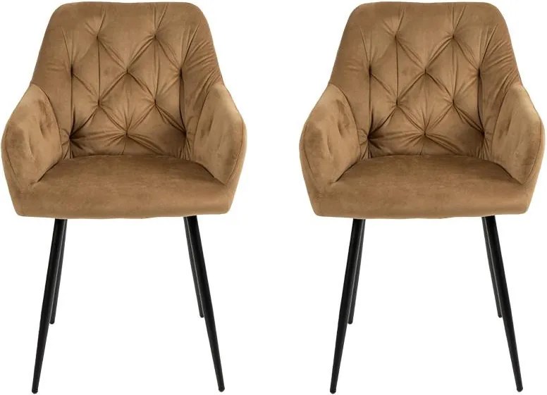 Set - 2 ks Jedálenská stolička AVENBERG LOREN, béžová