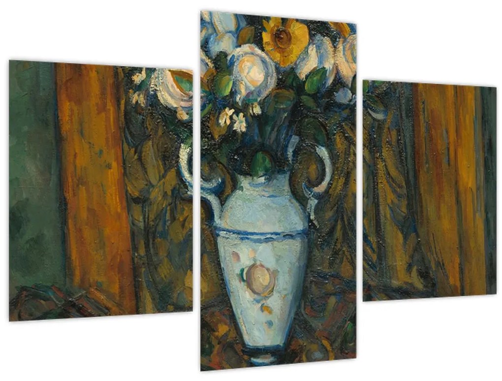 Obraz - Paul Cézanne, Vase of Flowers, reprodukcia (90x60 cm)