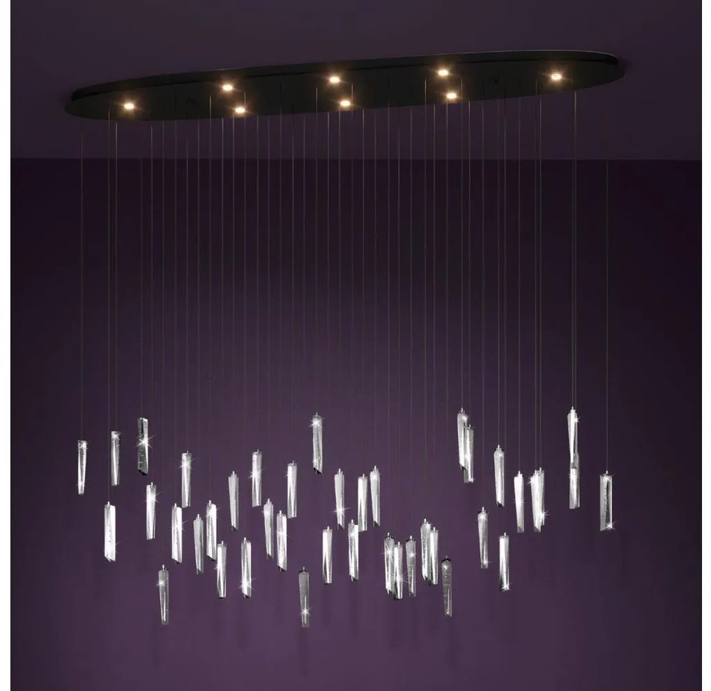 Eglo 390349 - LED Stmievateľný luster na lanku SARDENARA 8xLED/4,2W/230V 3000K