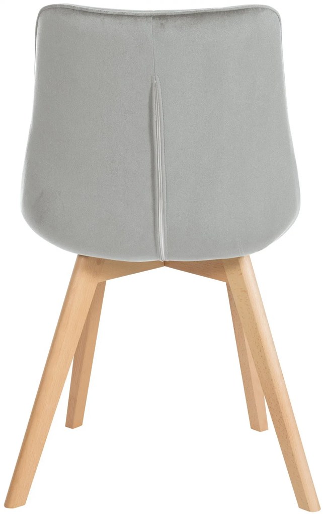 Stolička Brook - zamat - Sivá