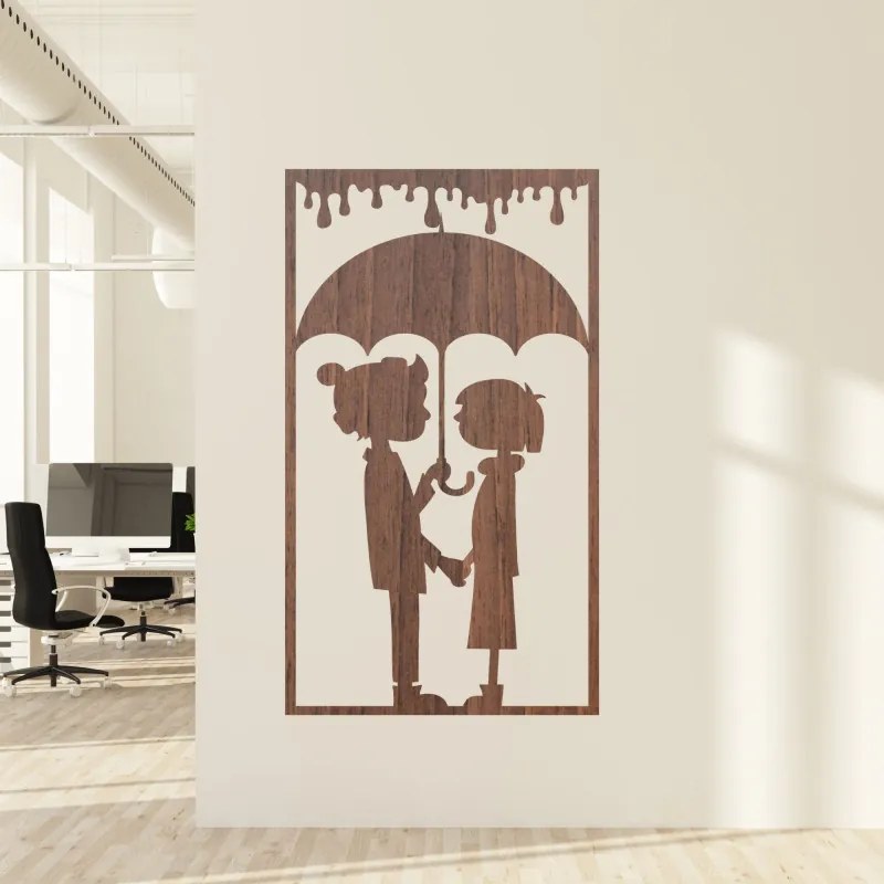 Romantická drevená dekorácia na stenu | SENTOP HDF0429