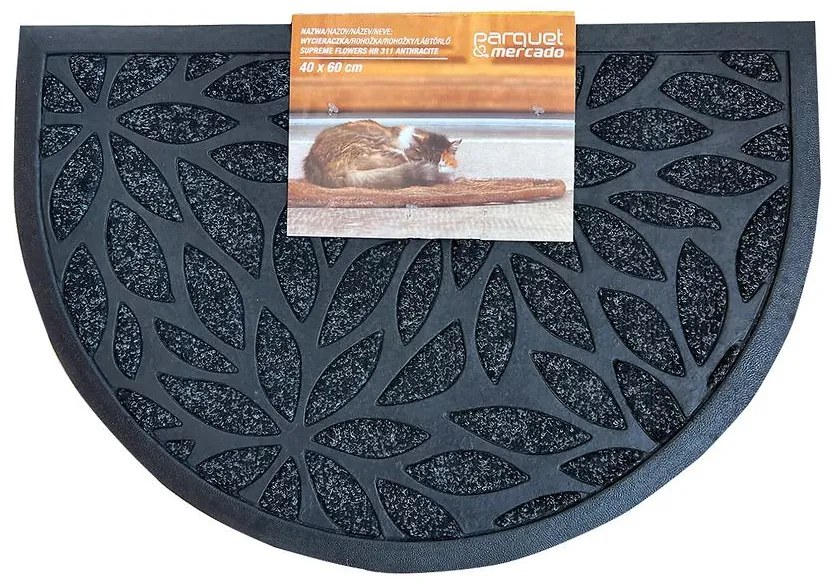 Rohožka Supreme Flowers HR 311 Anthracite