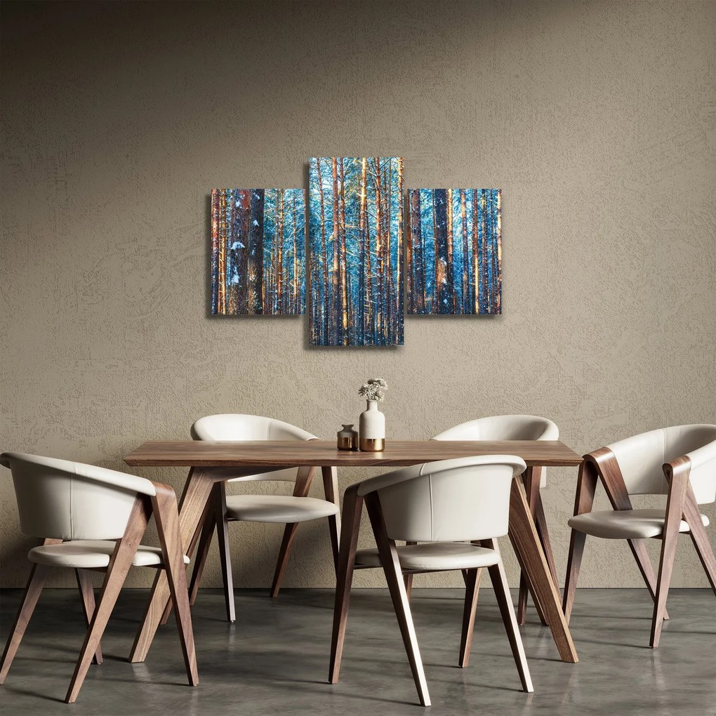 Obraz - Zimný les (90x60 cm)