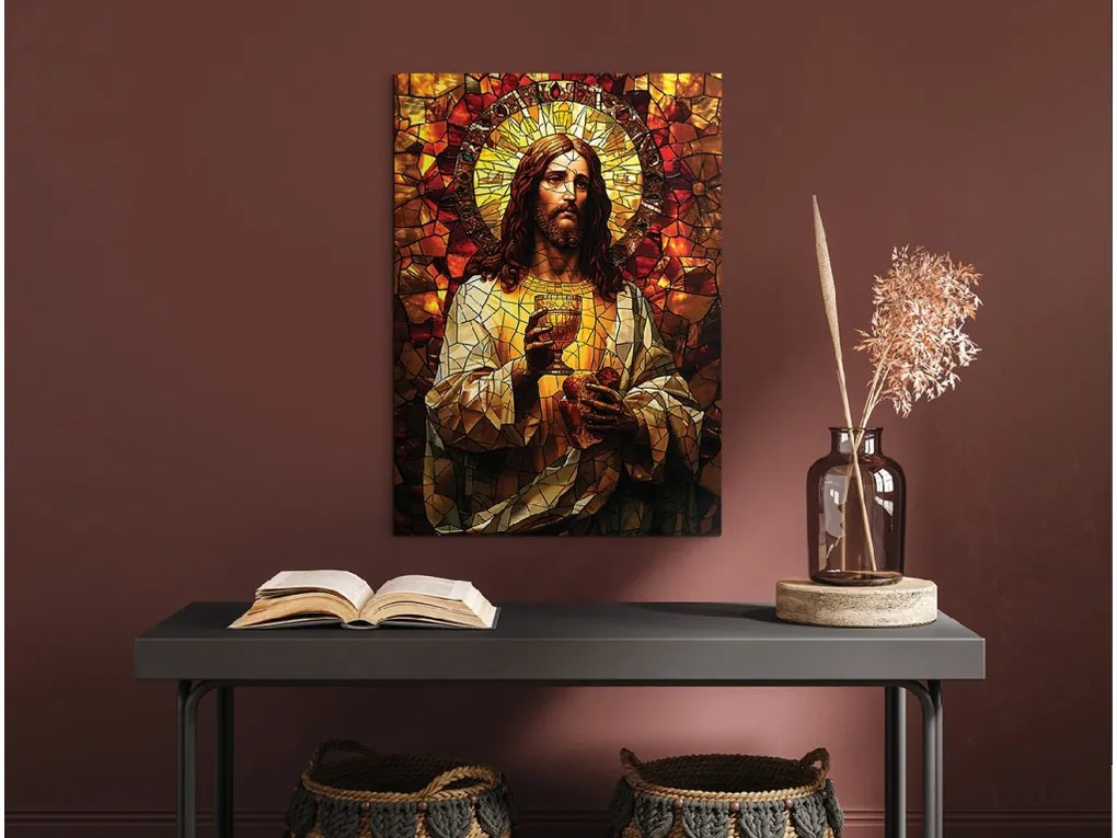 drevko | Obraz na stenu Eucharistický Kristus