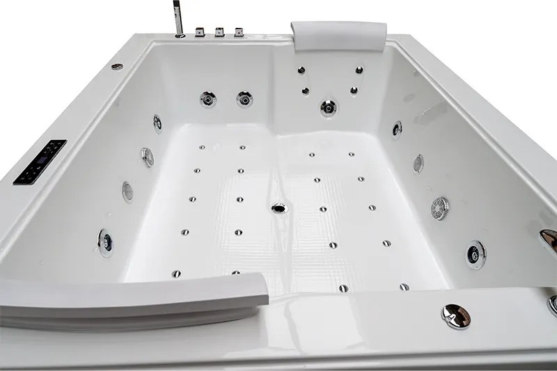 BPS-koupelny Hydromasážna vaňa DIABLO 666 II 180x150 s ohrevom vody