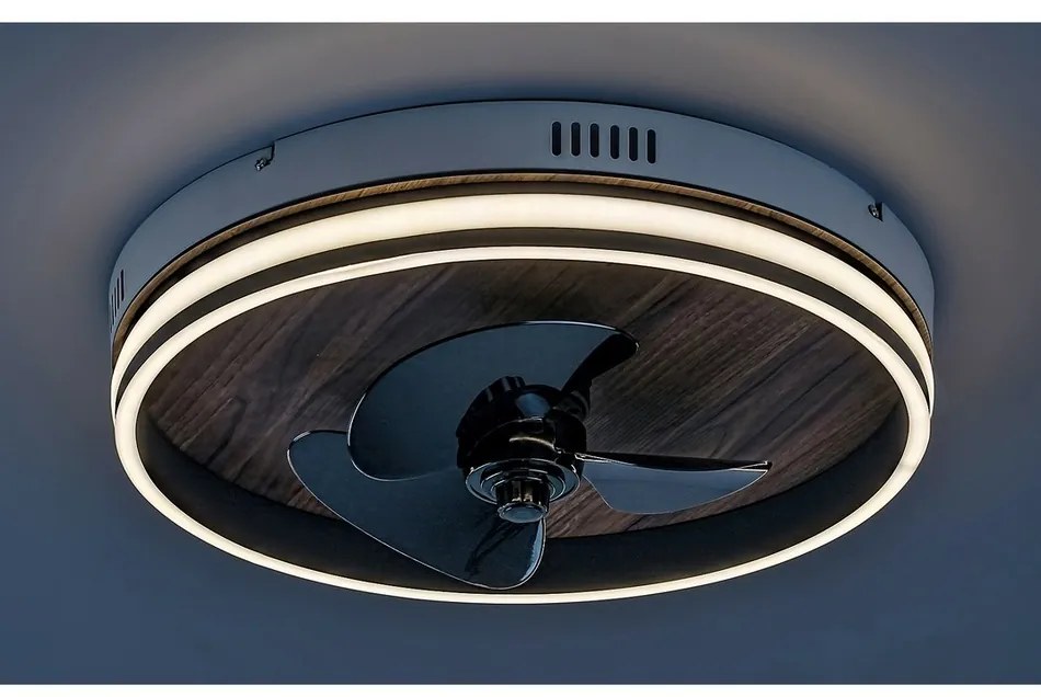 Rabalux 71016 stropný ventilátor s LED svetlomFaustine, čierna