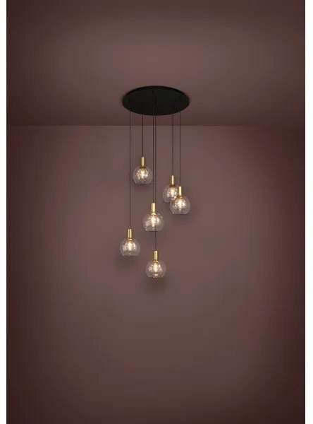 Eglo 390279 -LED Stmievateľný luster na lanku TERQUE 6xLED/5,4W/230V 3000K pr.54cm