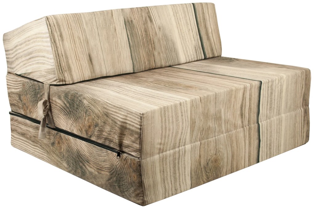 Rozkladacia molitanová pohovka - drevo