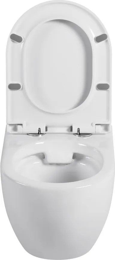Erga Astrid, závesná WC misa 510x360x360mm, Rimless + toaletné sedadlo s pomalým zatváraním, biela, ERG-V03-ASTRID-RIM-WH