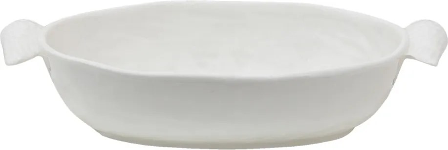 Biela servírovacia misa s krídlami Wings - 26*14*5 cm