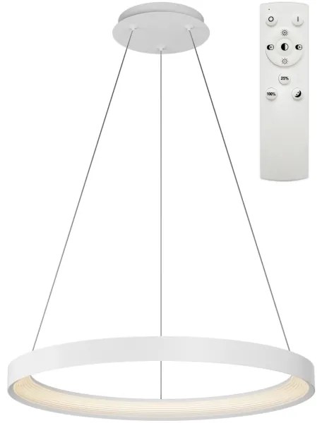 Top Light-LED St. luster na lanku ORBIT LED/40W/230V 3000-6500K pr. 50 cm biela+DO