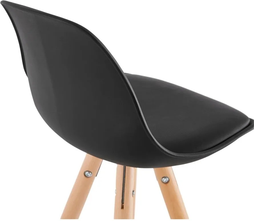 Čierna barová stolička Kokoon Anau, výška 64 cm