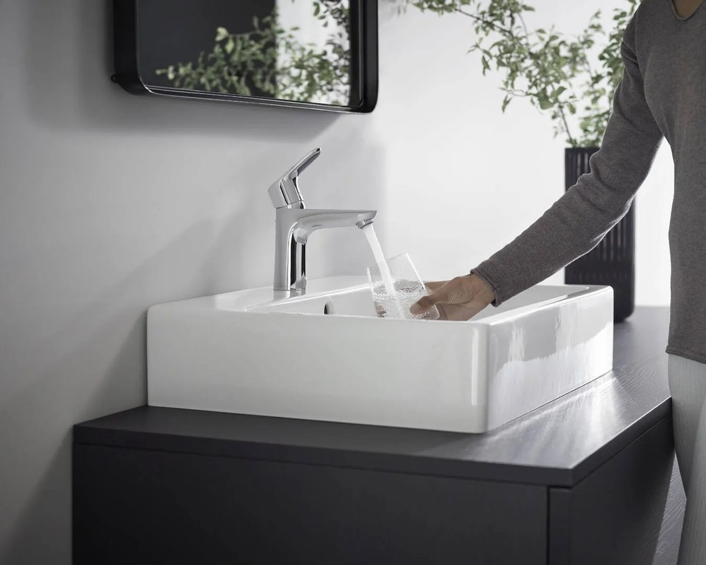 Hansgrohe Focus E2, páková umývadlová batéria 100 CoolStart, s výpusťou, chrómová, 31621000