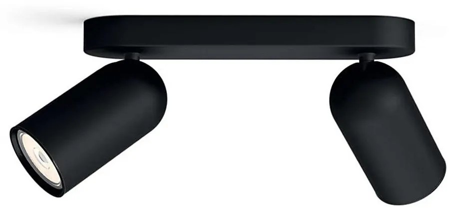 Philips 50582/30/PN - Bodové svietidlo MYLIVING PONGEE 2xGU10/5,5W/230V