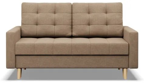 Dvojmiestna pohovka ELMA rozkladacia, cappuccino