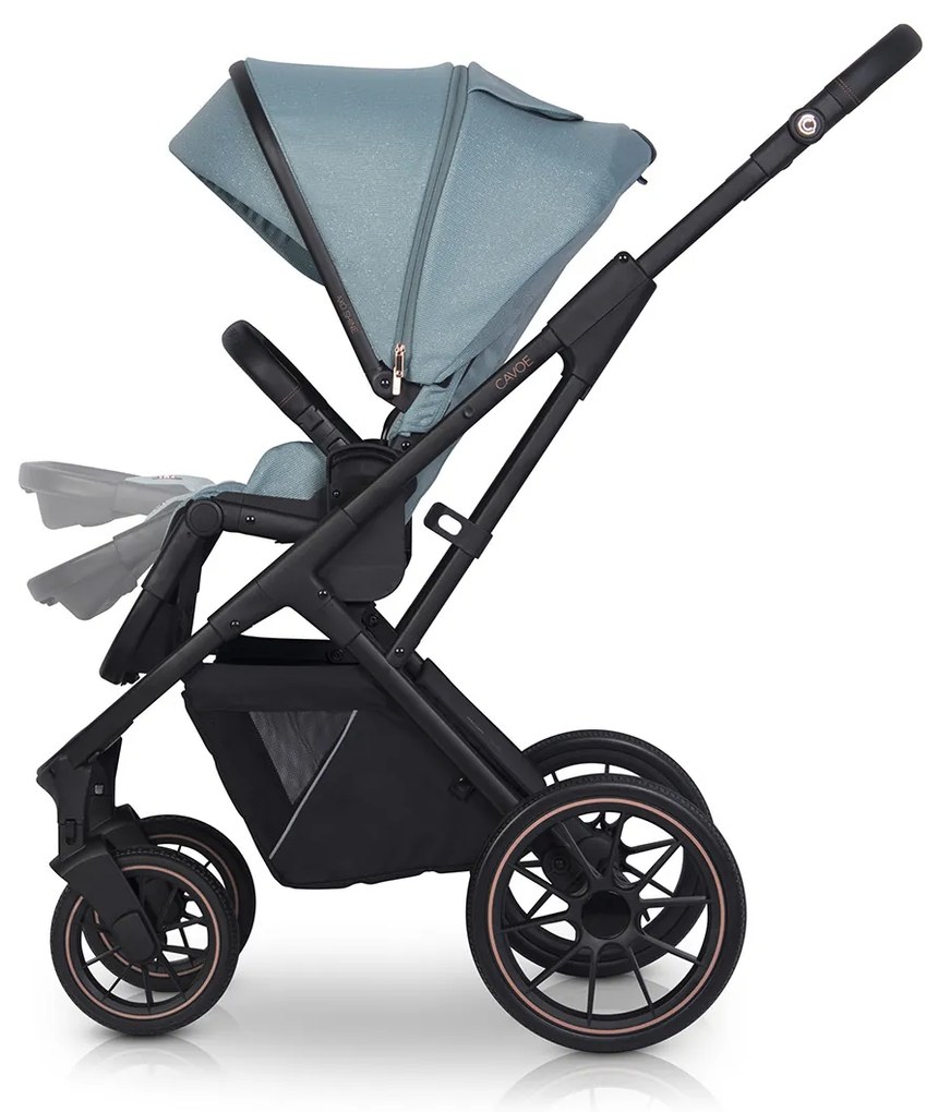 Športový kočík Cavoe Axo Shine Boho Green