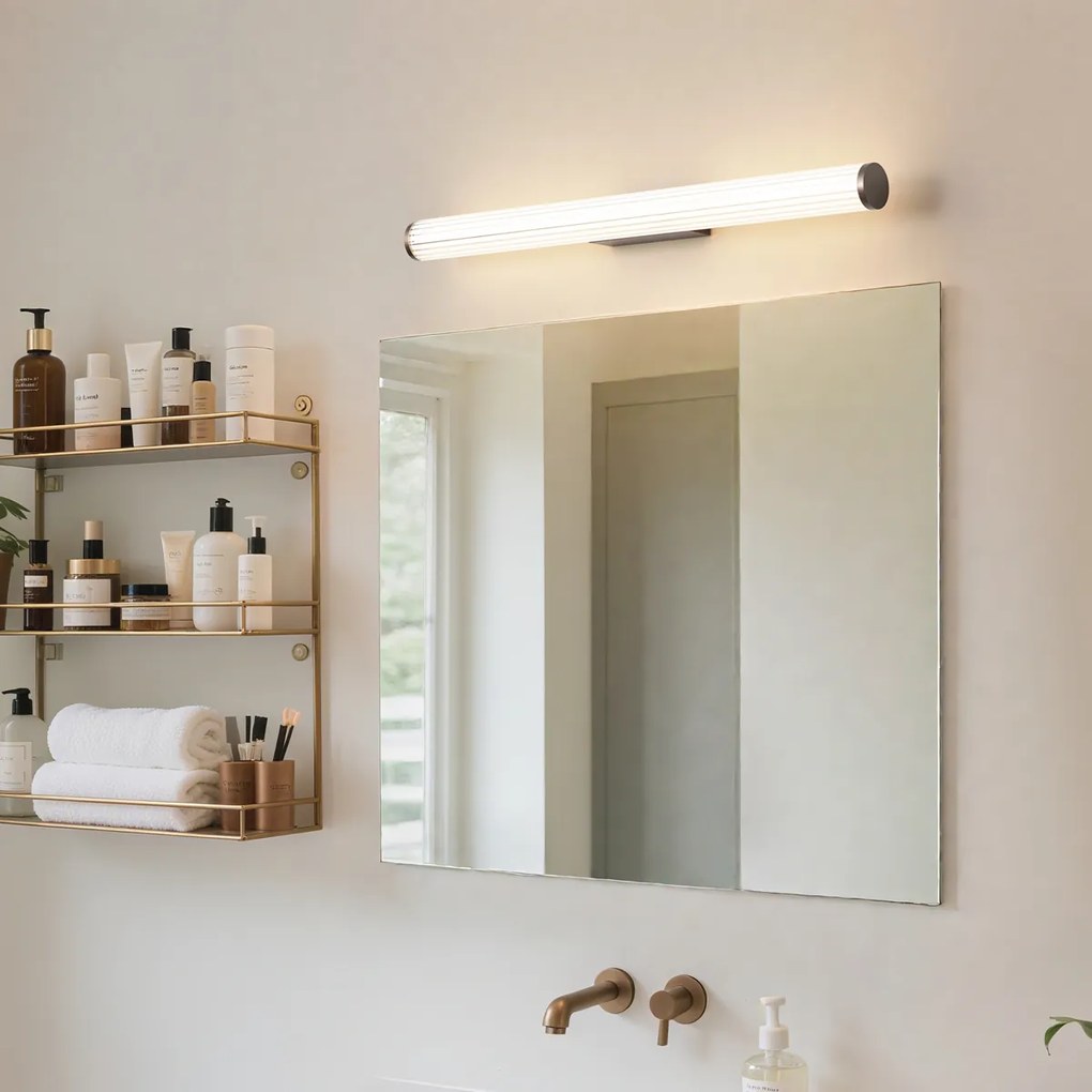 Retro nástenné svietidlo bronzové 80,4 cm vrátane LED IP44 - Coco