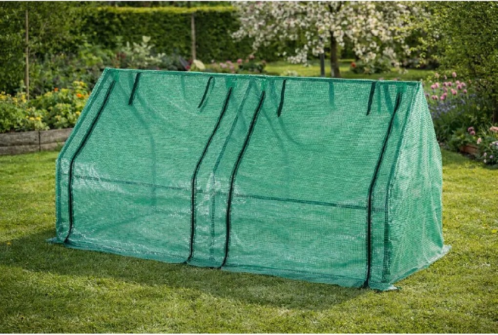 Mini fóliový skleník BestBerg BBGH-180 / 180 x 90 x 90 cm / zelená