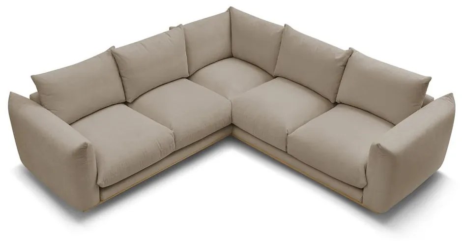 Béžová rohová pohovka Ernest – Bobochic Paris