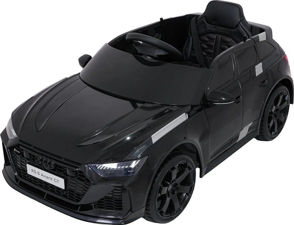 Ramiz Audi RS6 Avant GT elektrické autíčko pre deti čierne