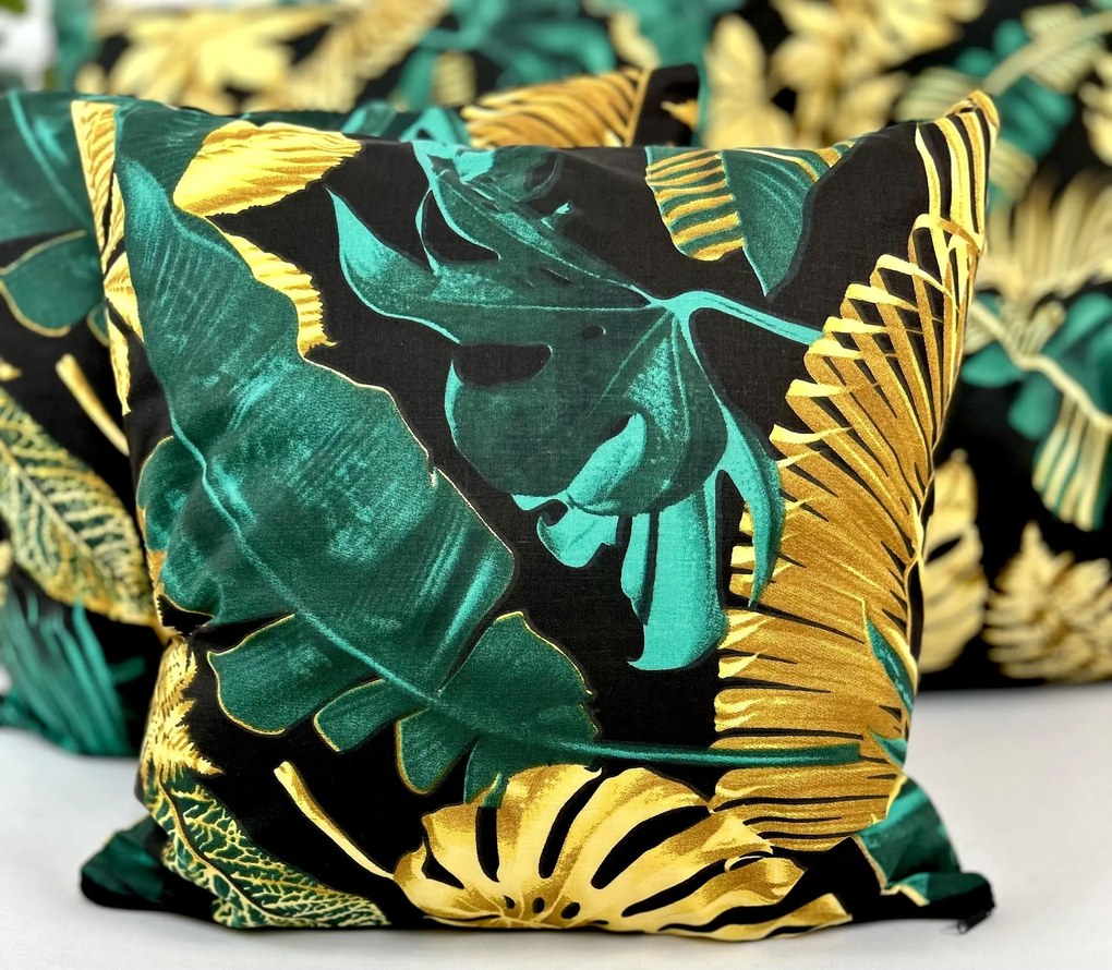 INTERMEDIC SK Obliečka na vankúšik Jungle Black 70x90cm