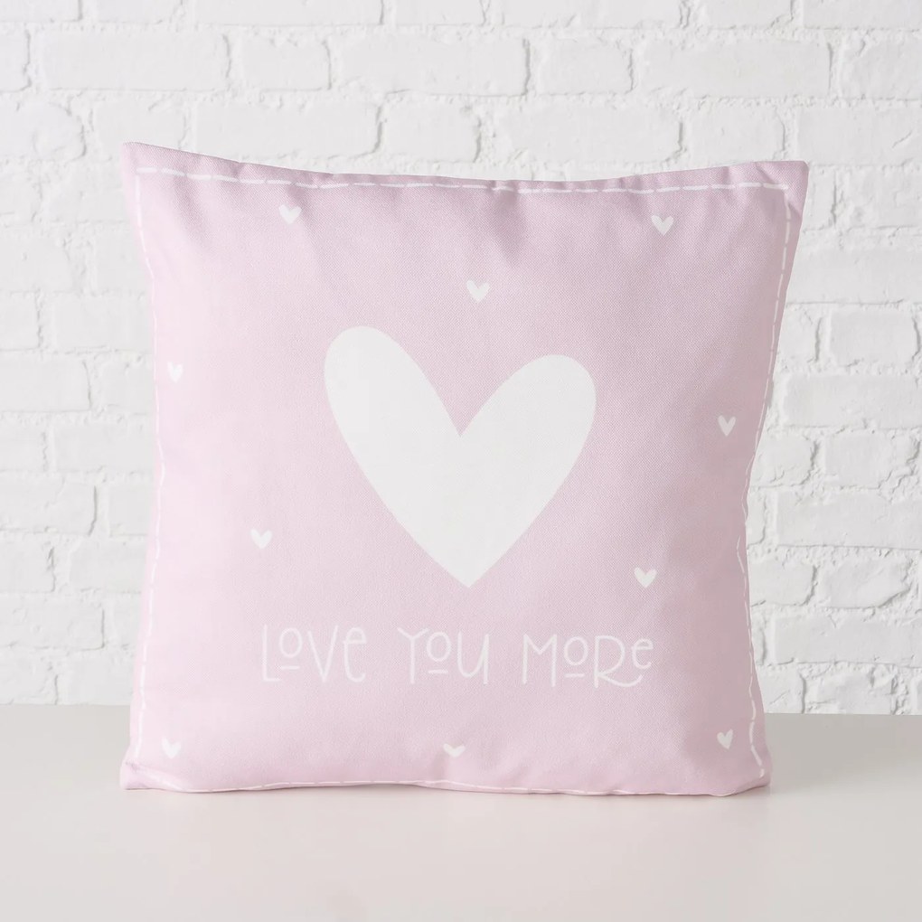 Štvorcový vankúš Lovelyn Variant: Biely