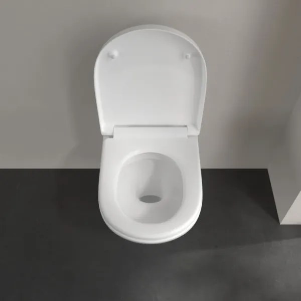 Villeroy & Boch 5660HR01 - Závesné WC s WC sedátkom SoftClose O.NOVO keramika/biela