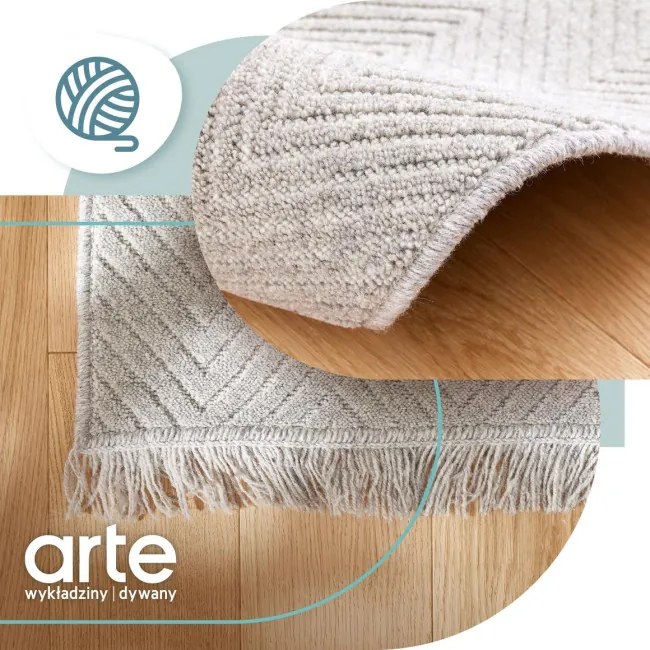 Koberec Agnella Noble Poco sivý