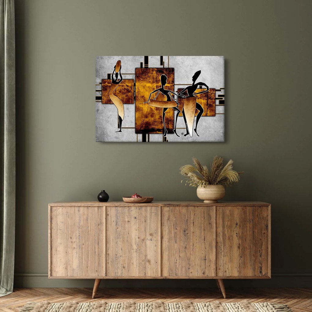 Obraz - Motívy Africkej kultúry (90x60 cm)