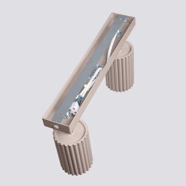 Brilagi - Bodové svietidlo CRESTO 2xGU10/10W/230V taupe