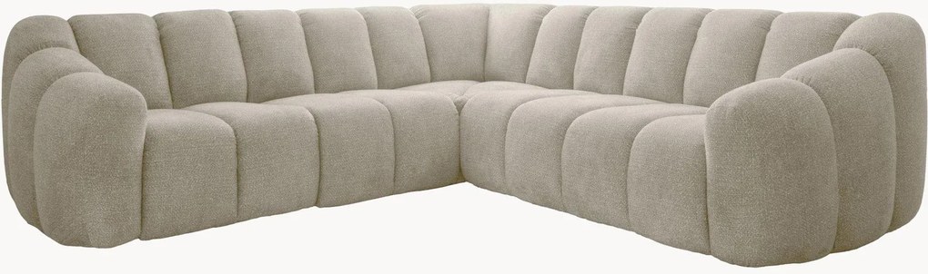 Ženilková rohová pohovka Shell