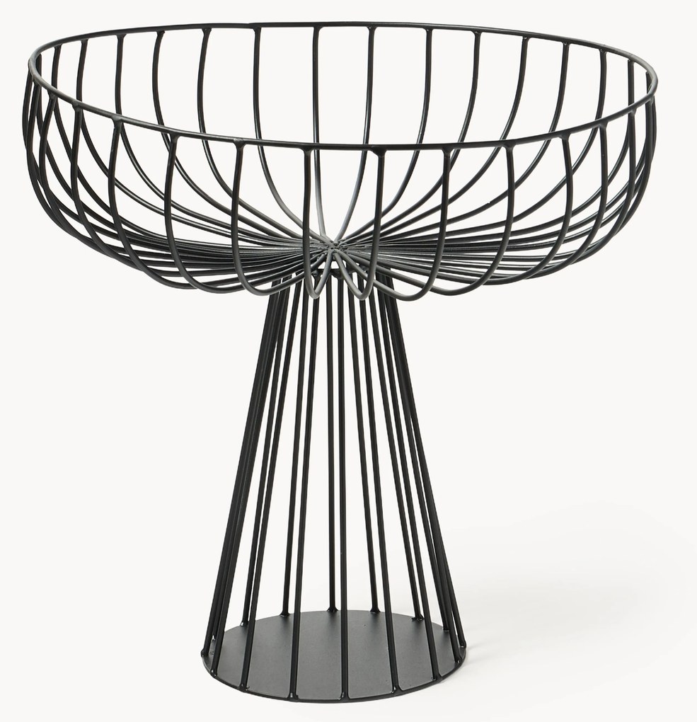 Ručne vyrobený kovový servírovací košík Catu