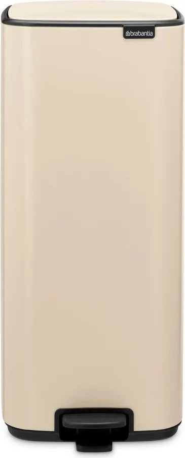 Béžový pedálový oceľový odpadkový kôš 30 l Bo – Brabantia