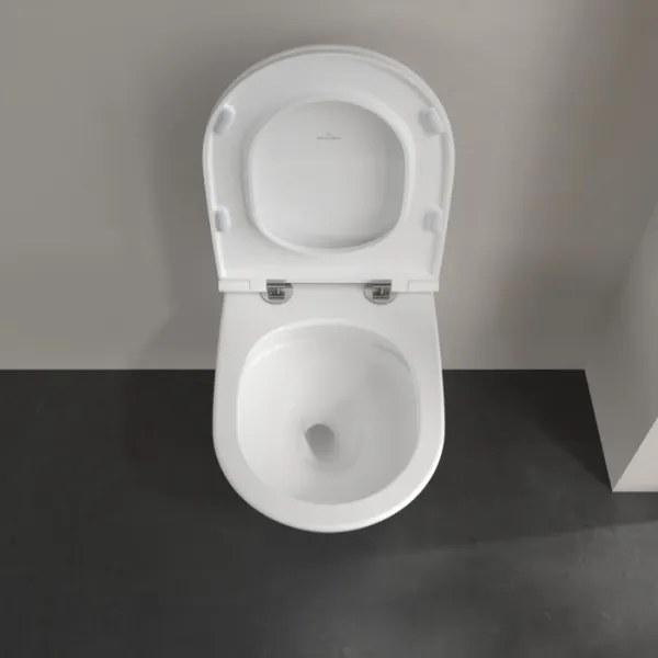 Villeroy & Boch 4670T9R1 - Závesné WC s WC sedátkom SoftClose SUBWAY, keramika/biela
