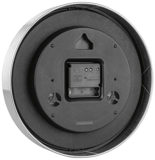 AURIOL® Nástenné hodiny (strieborná/biela) (100354822)