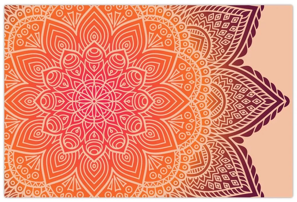Obraz - Mandala umenia (90x60 cm)