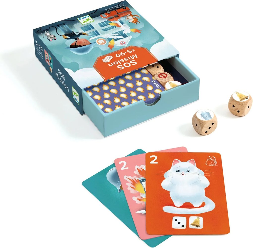 Záchranná misia – kocková hra